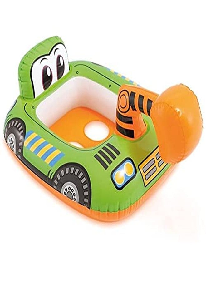 PRISMAXIC Kids Inflatable Swim Pool Water Float Ring Tube, Police Cruiser for Babies Enjoyable Tube-Multi Color - Image 1
